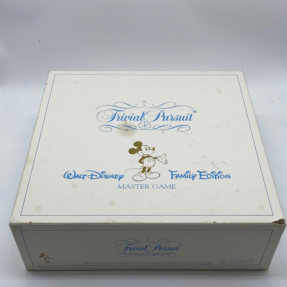 Trivial Pursuit Walt Disney Family Edition Master Board Game 1985 Vintage